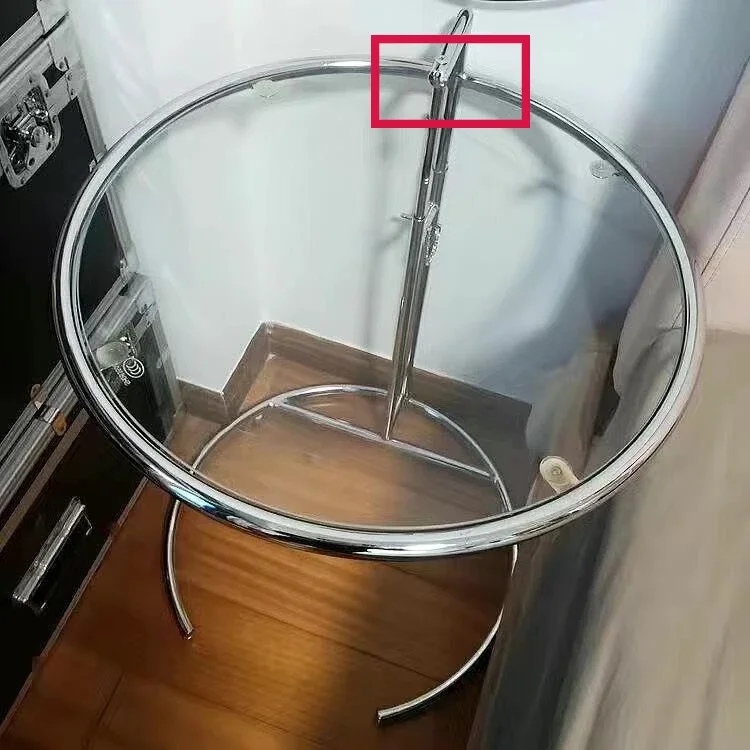 Скандинавский креативный стеклянный журнальный столик с подъемником прозрачный