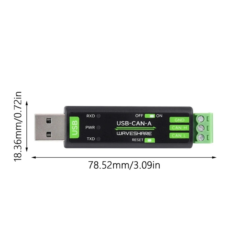 Простой в использовании адаптер для подключения USB к CAN Преобразователи сигналов