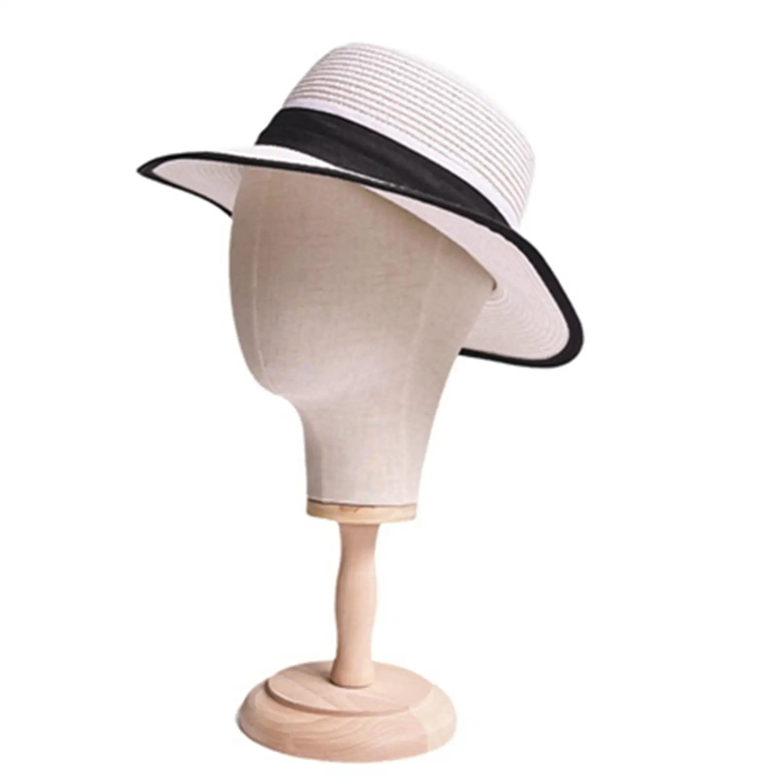 Подставка для шляпы парика стойка хранения шапок с головой манекена и деревянной