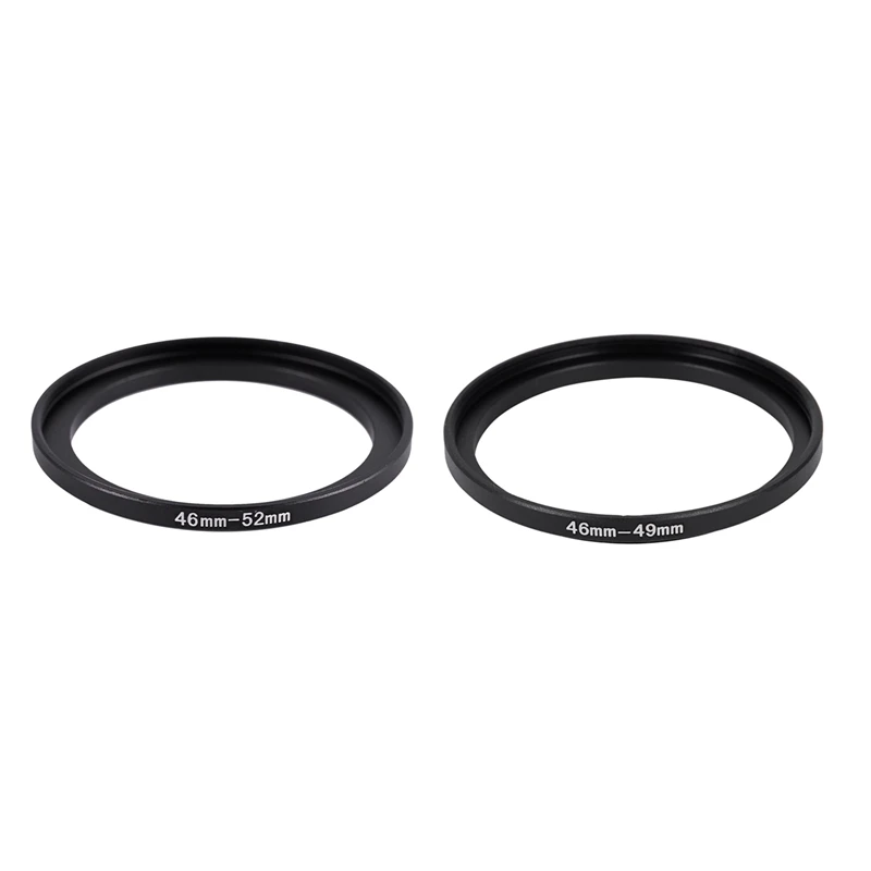 

46Mm-52Mm Aluminum Step Up Adapter Ring For SLR Camera & Self-Repairing Cameras 46 Mm To 49 Mm In Step Up Filter Adapter