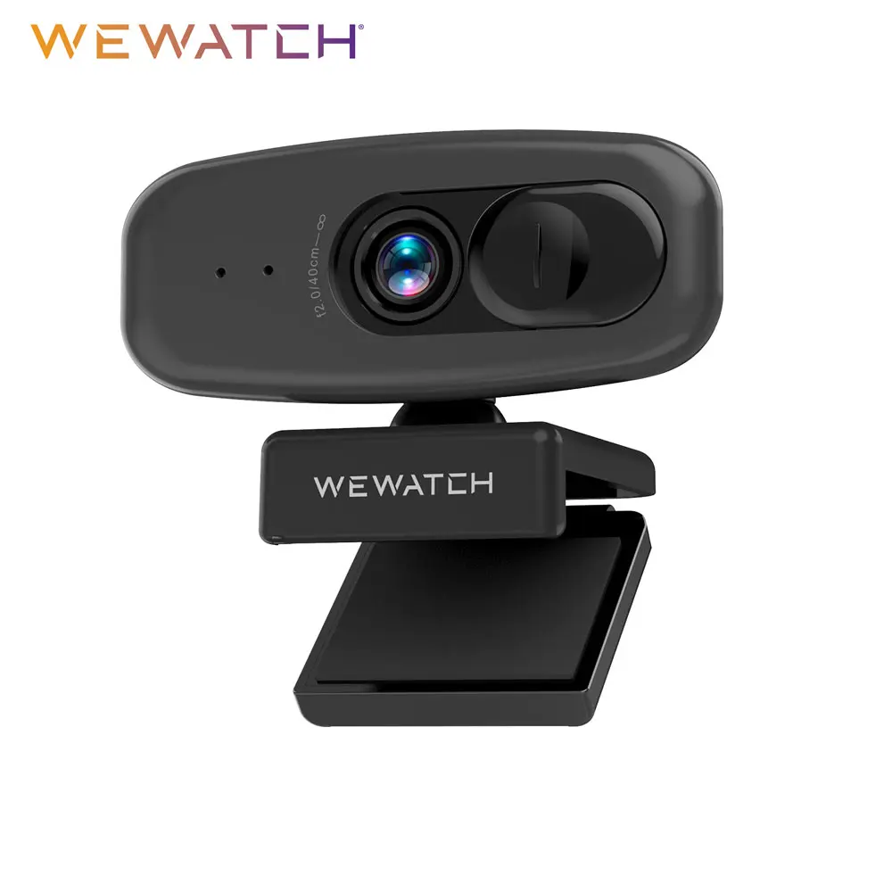 

WEWATCH PCF1 Web Camera with Privacy Cover for Laptop Computer PC 1080P Full HD Fixed Focus Web Cam Mini Cameras
