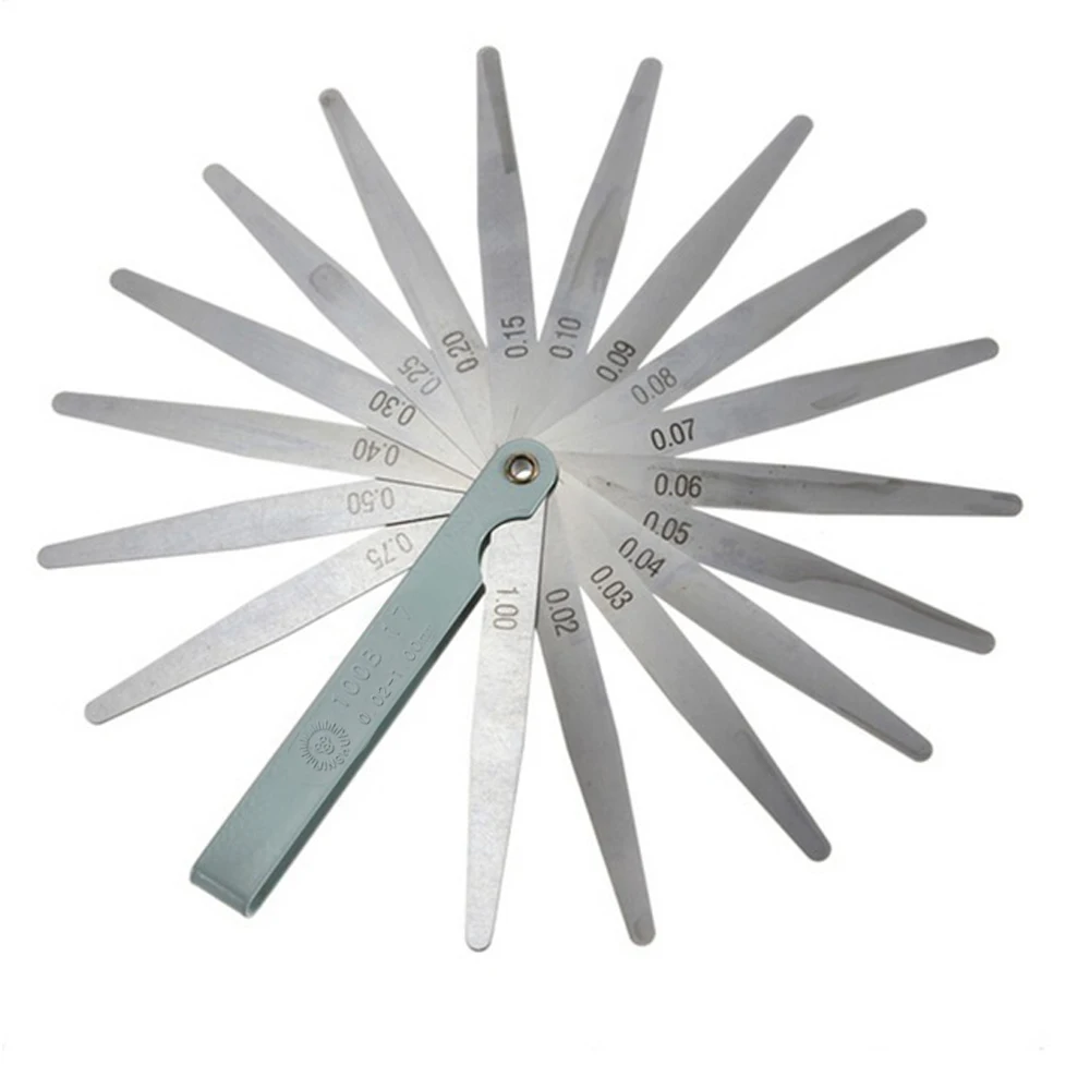 

Thickness Gauge Sets Metric Feeler Gauge Blade Gap Filler Tappet Valve Thickness Measurement Layout Tool Gauge Metering