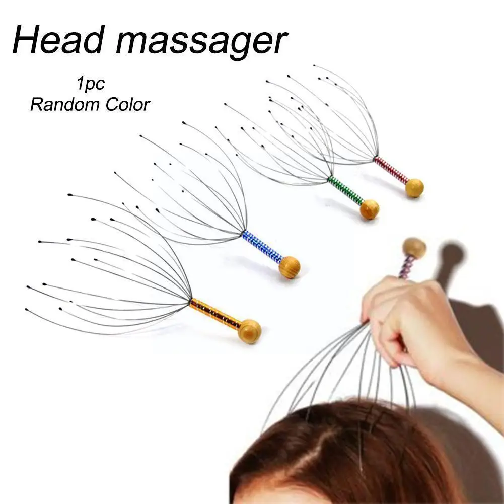 

1pc Octopus Massager Body Massager Scalp Relaxation Relief Tiredness Tension Muscle Massager Remove Instrument W5i4
