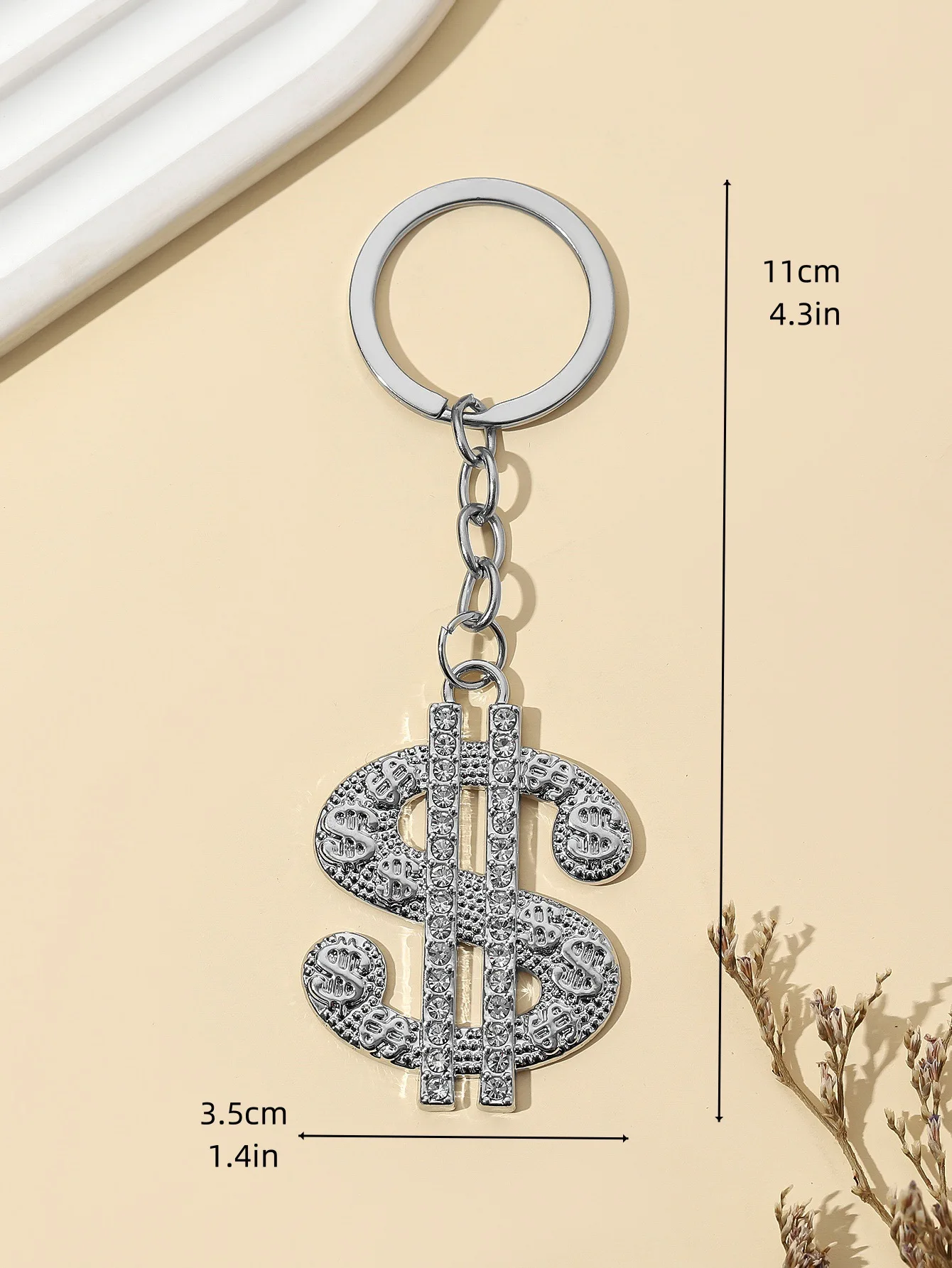 Брелок С Символом Доллара из сплава модное ювелирное изделие для женщин и мужчин