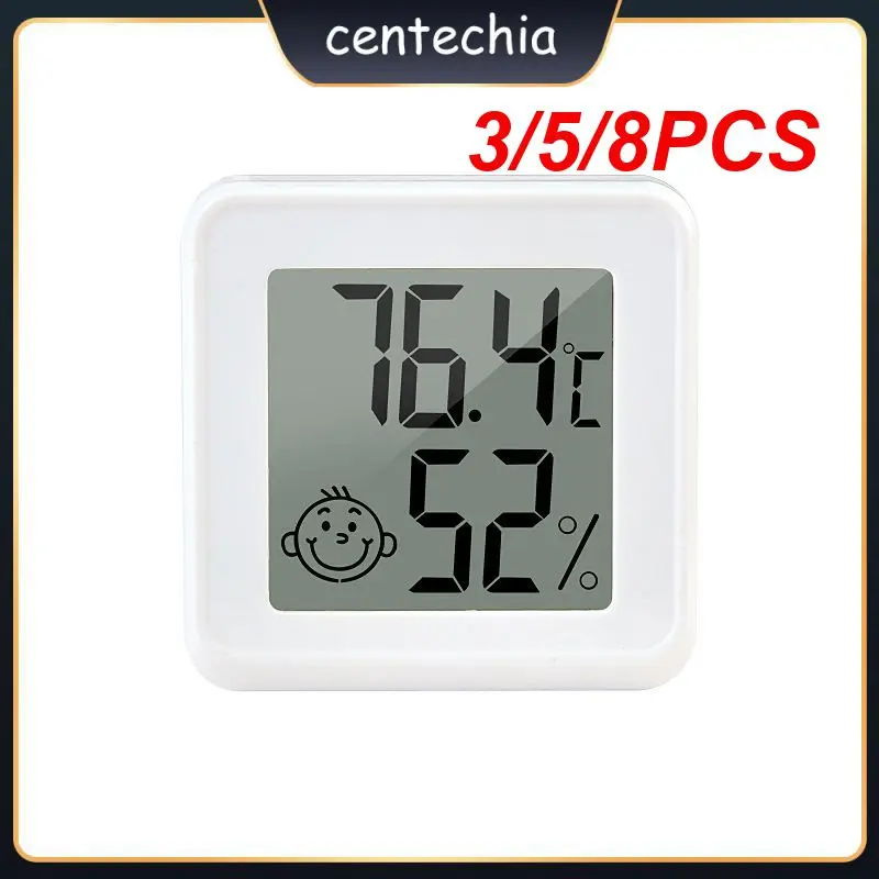 

3/5/8PCS Hygrometer Indoor Household Thermohygrometer Meter Gauge Weather Station Digital Celsius/fahrenheit