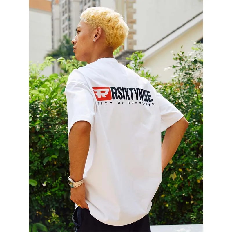 

Basic Letter T Shirt Couples Loose Logo Printed Retro T-shirt Casual Cotton Oversized T Shirt Summer T Shirts Unisex R69