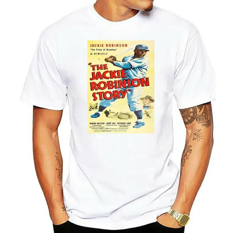 

The Jackie Robinson Story Baseball Black T-Shirt S M L Xl Xxl Xxxl Birthday Gift Tee Shirt