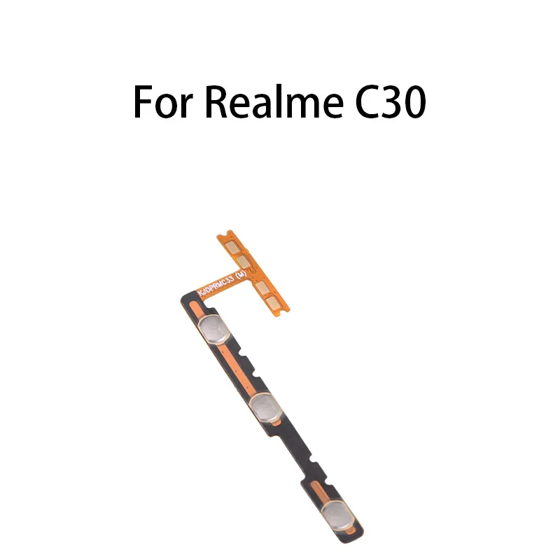 Power ON OFF Button & Volume Button Flex Cable For Realme C30