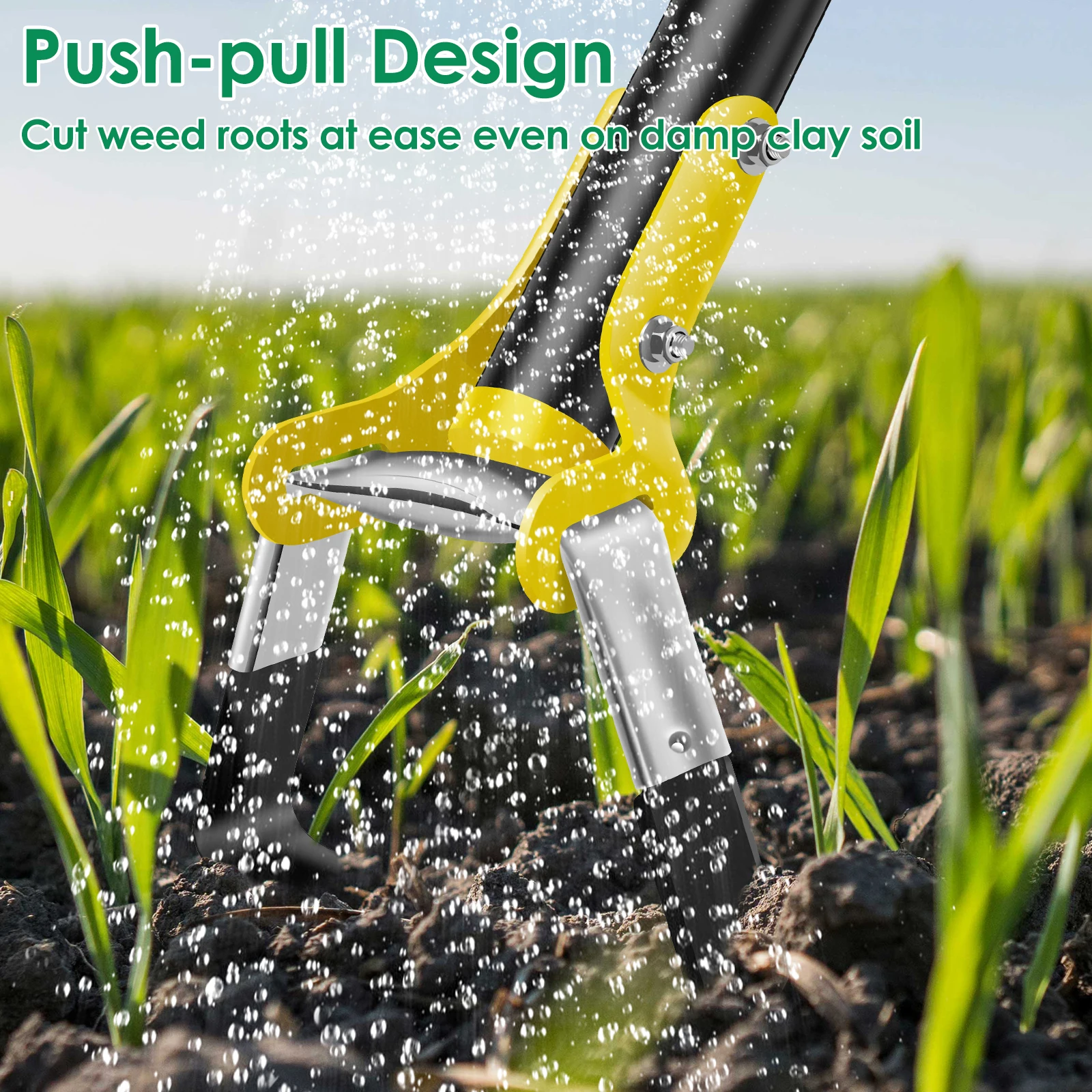 Садовый Инструмент Для Прополки Мотыга С Треугольной Головкой Из Нержавеющей