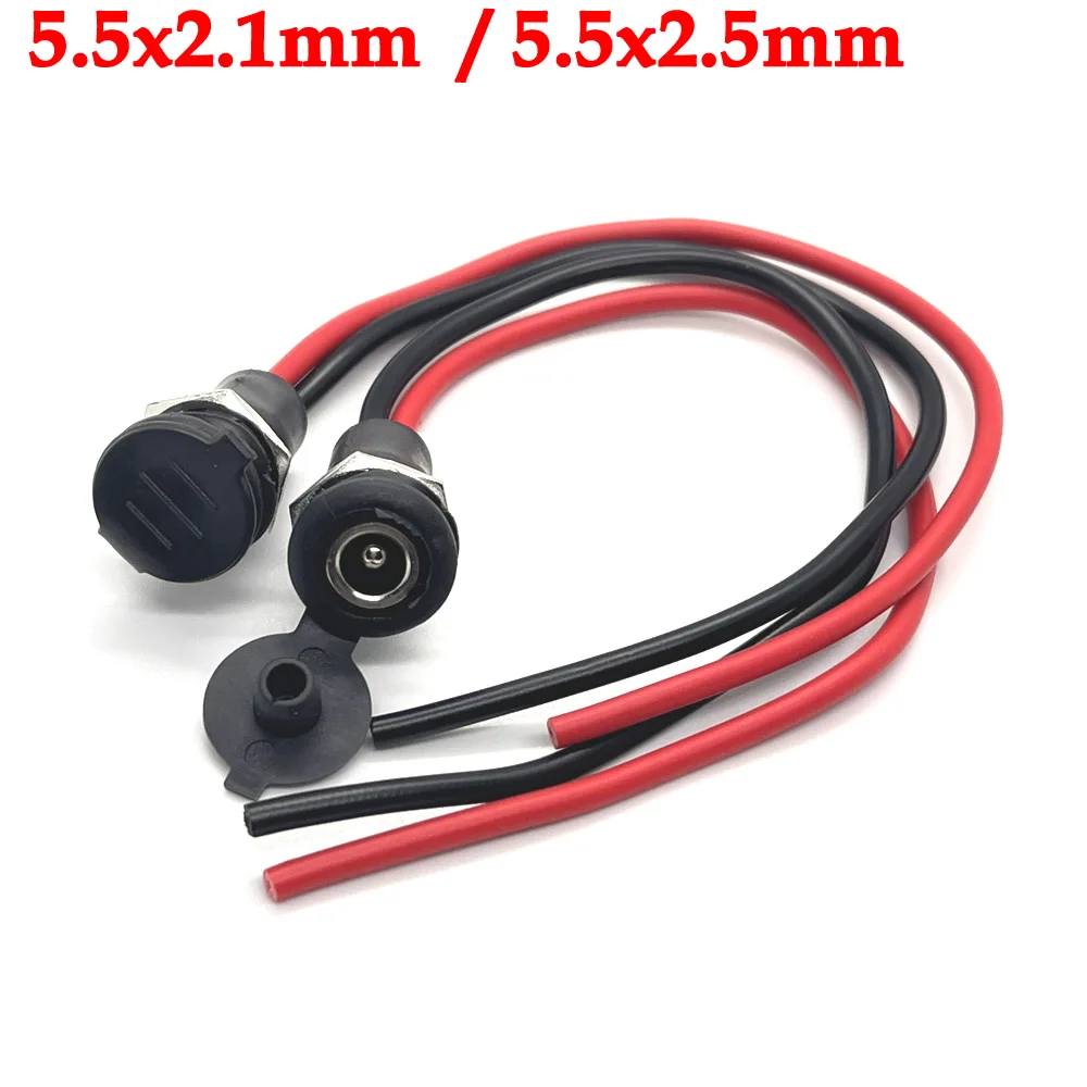 

1pcs/2pcs/3pcs DC 5.5*2.1mm/5.5*2.5mm Socket DC Power Supply Jack Socket Plug 10V Female Panel Mount Connector 5521 5525 Adapter