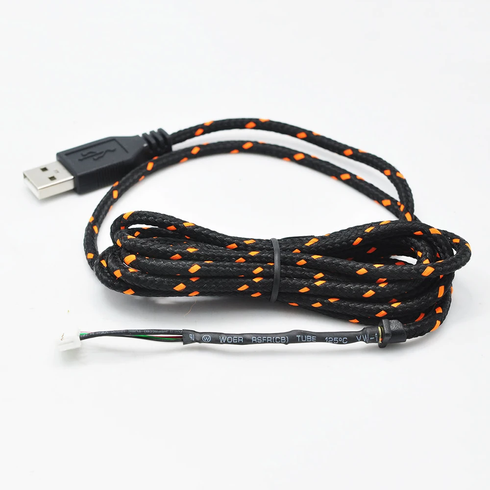 Сменный нейлоновый плетеный кабель удлинитель для ремонта провода для SteelSeries Raw Kinzu V3 V2 Sensei XAI kana Диабло III Navi Mouse