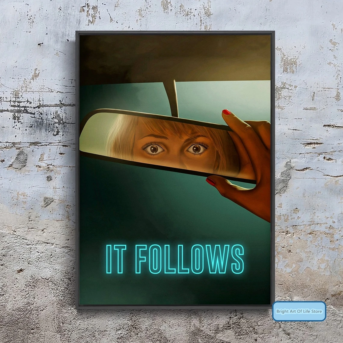 

It Follows (2015) Movie Poster Cover Photo Print Canvas Wall Art Home Decor (Unframed)