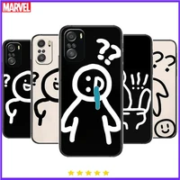 creative funny villain phone case for xiaomi redmi 11 lite pro ultra 10 9 8 mix 4 fold 10t black cover silicone back prett