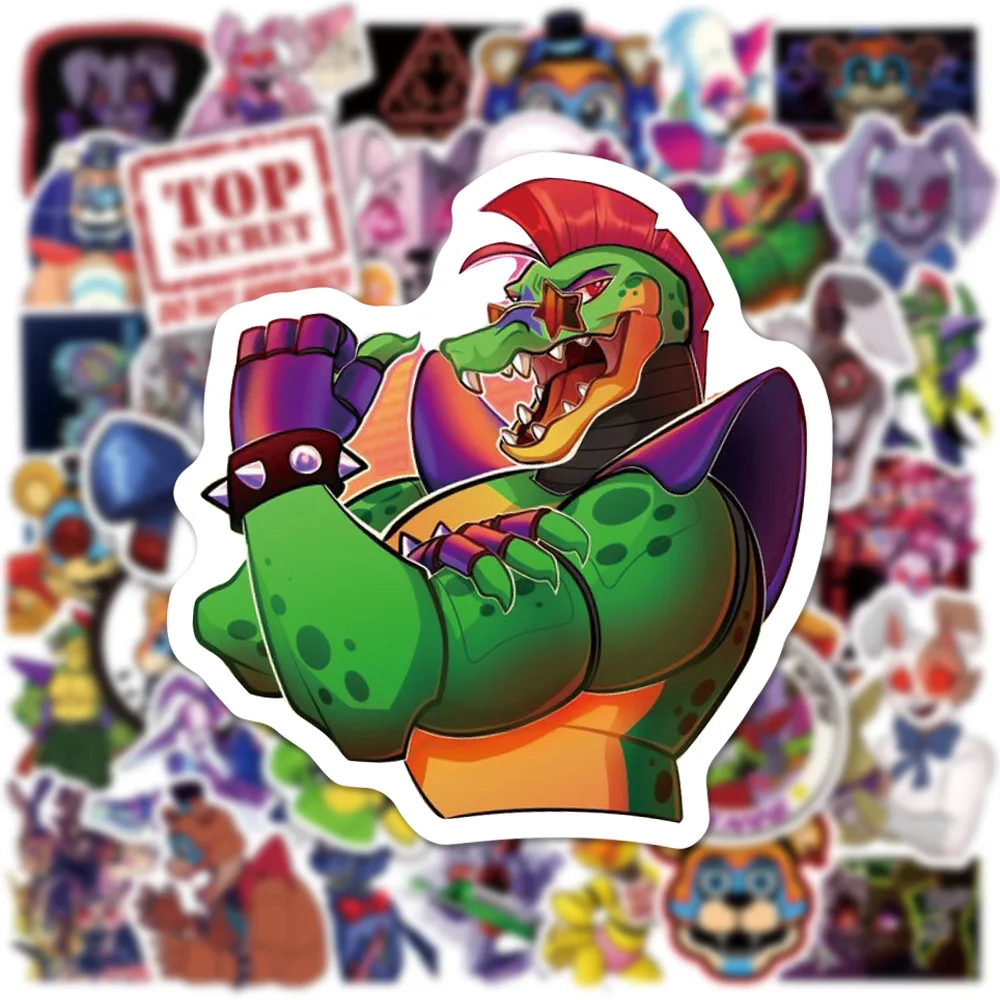 Наклейки для ноутбука холодильника гитары Хэллоуина 10/20/50 шт. |