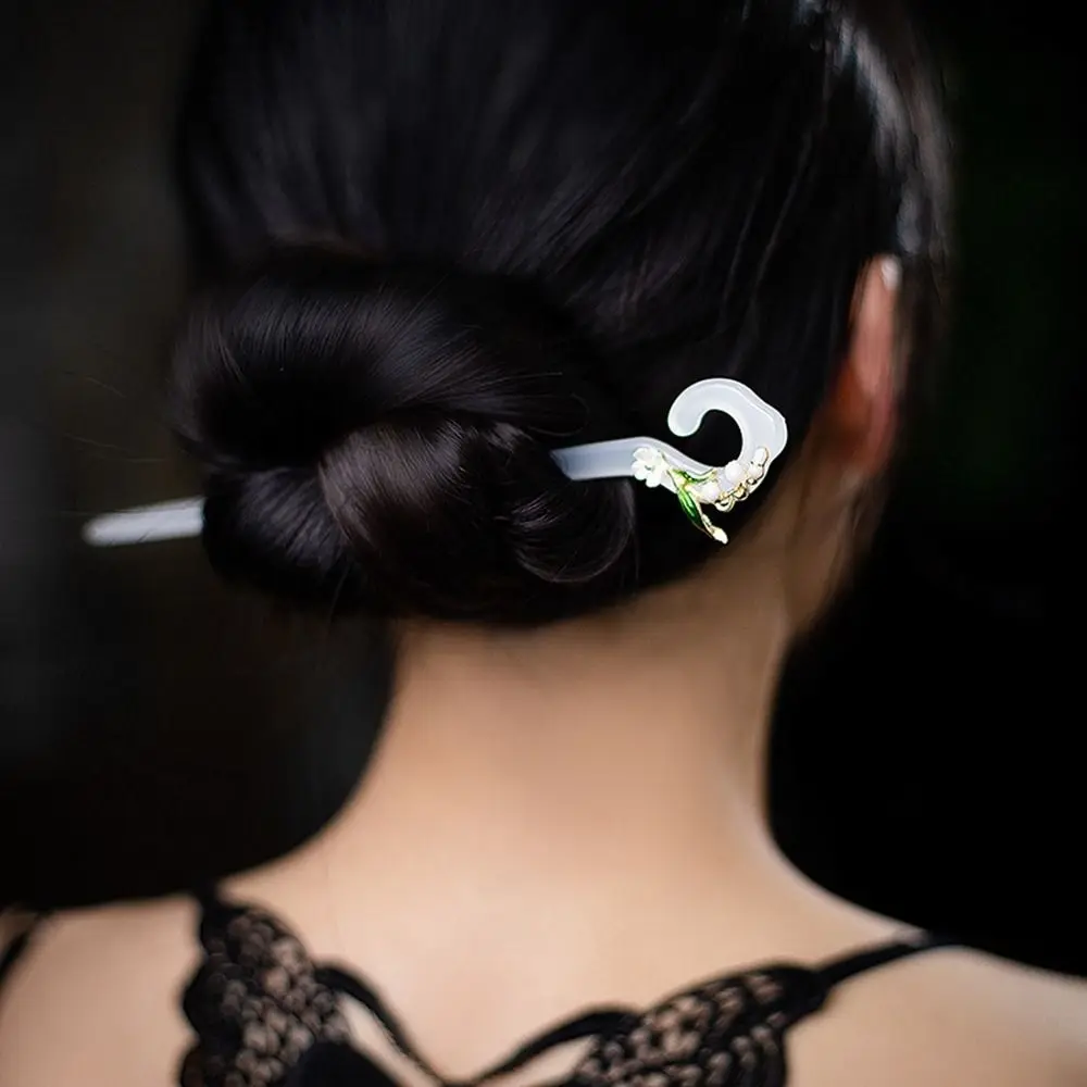 

Аксессуары цветок Восточная эстетика шпилька для волос в древнем стиле головной убор в китайском стиле древние головные уборы шпильки для волос Hanfu