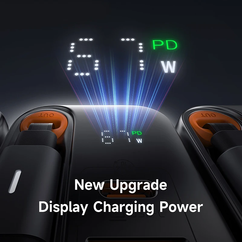 Luxmoc Высококачественное зарядное устройство GaN 67 Вт PD Fast Charge Зарядное для