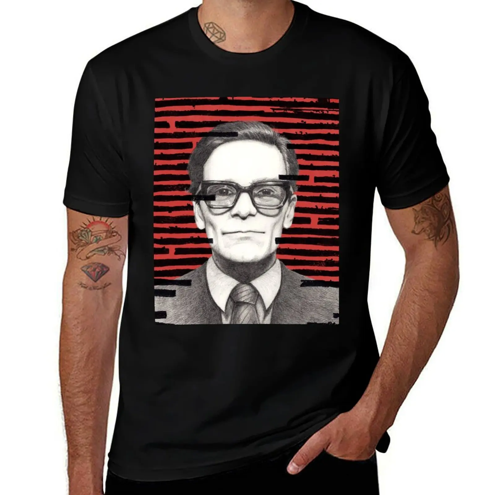 Фото Футболка с портретом Pier Paolo Pasolini, корейская модная одежда, винтажные футболки, набор футболок для мужчин №1