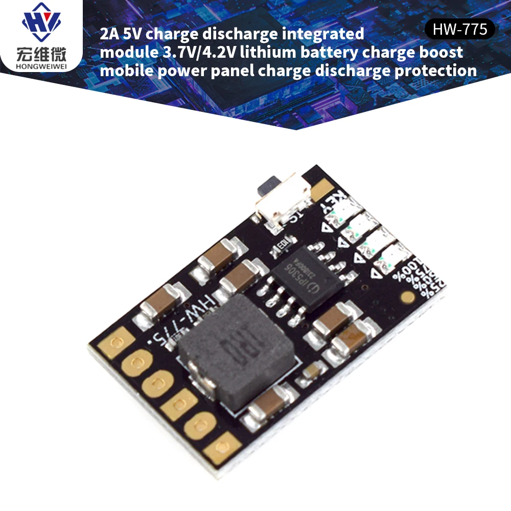 

10pcs DC 5V 2A Mobile Power Diy Board Module 3.7V/4.2V Lithium 18650 Battery Boost Power Board Charging Discharging Protection