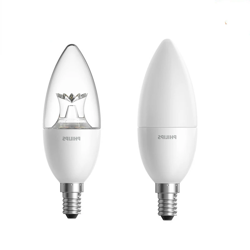 

Philips LED Candle bulb Crystal version E14 Light Bulb 3.5W 0.1A 220-240V Wireless Smart Home Kits Holiday Atmosphere Lighting