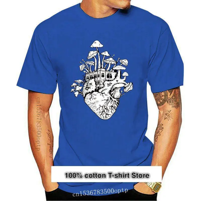 

Camiseta с сердцем для мужчин, стиль винтаж, ацидо, psicodélico, Hippie, nueva