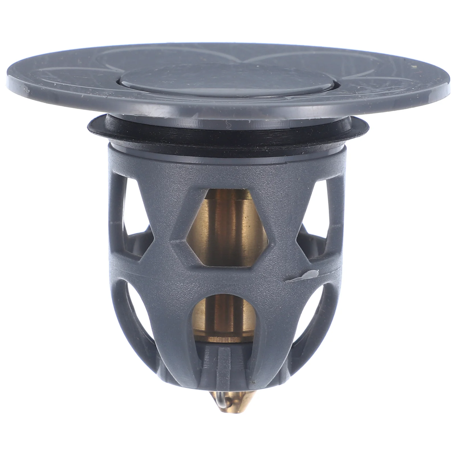 

Press The Spring Core Bathroom Sink Plug Drain Filter Bathtub Stopper Drainer Stainless Plastic Replacement Universal