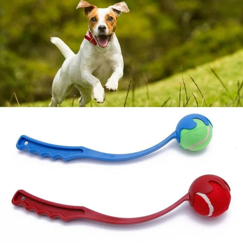 

1PC Pet Toys Dog Chewing Toy Dog Tennis Throw Ball Handle Signature Mega Jumbo Kids Toy Ball for Dog Training Puppy Chew