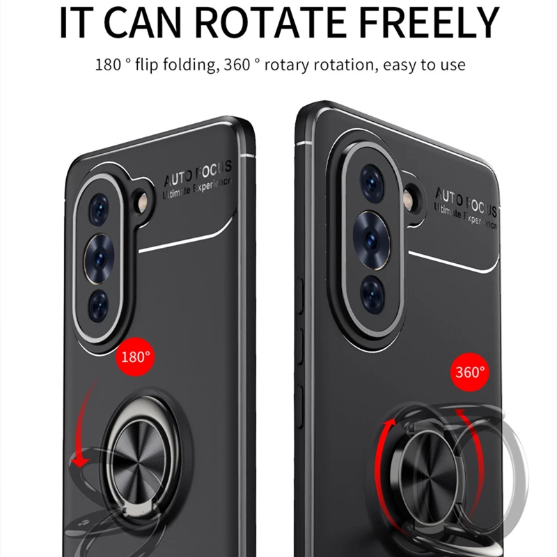 For Cover Huawei Nova 10 Pro Case For Huawei Nova 10 Pro Capas TPU Soft Ring Magnetic Holder For Cover Huawei Nova 10 Pro Fundas