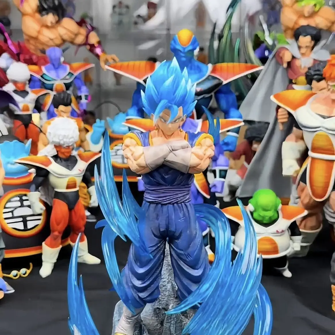 Аниме Dragon Ball Z Vegetto Super Saiyan Blue Рисунок Gk Модель Статуя Коллекционные Украшения