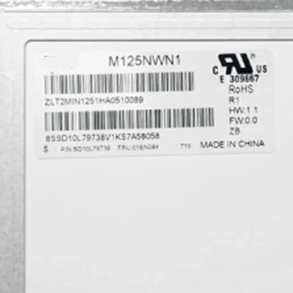 M125NWN1 R1 B125XTN01.0 подходит для HB125WX1-200 1366*768 EDP 30-контактный ЖК-экран ноутбука матрица