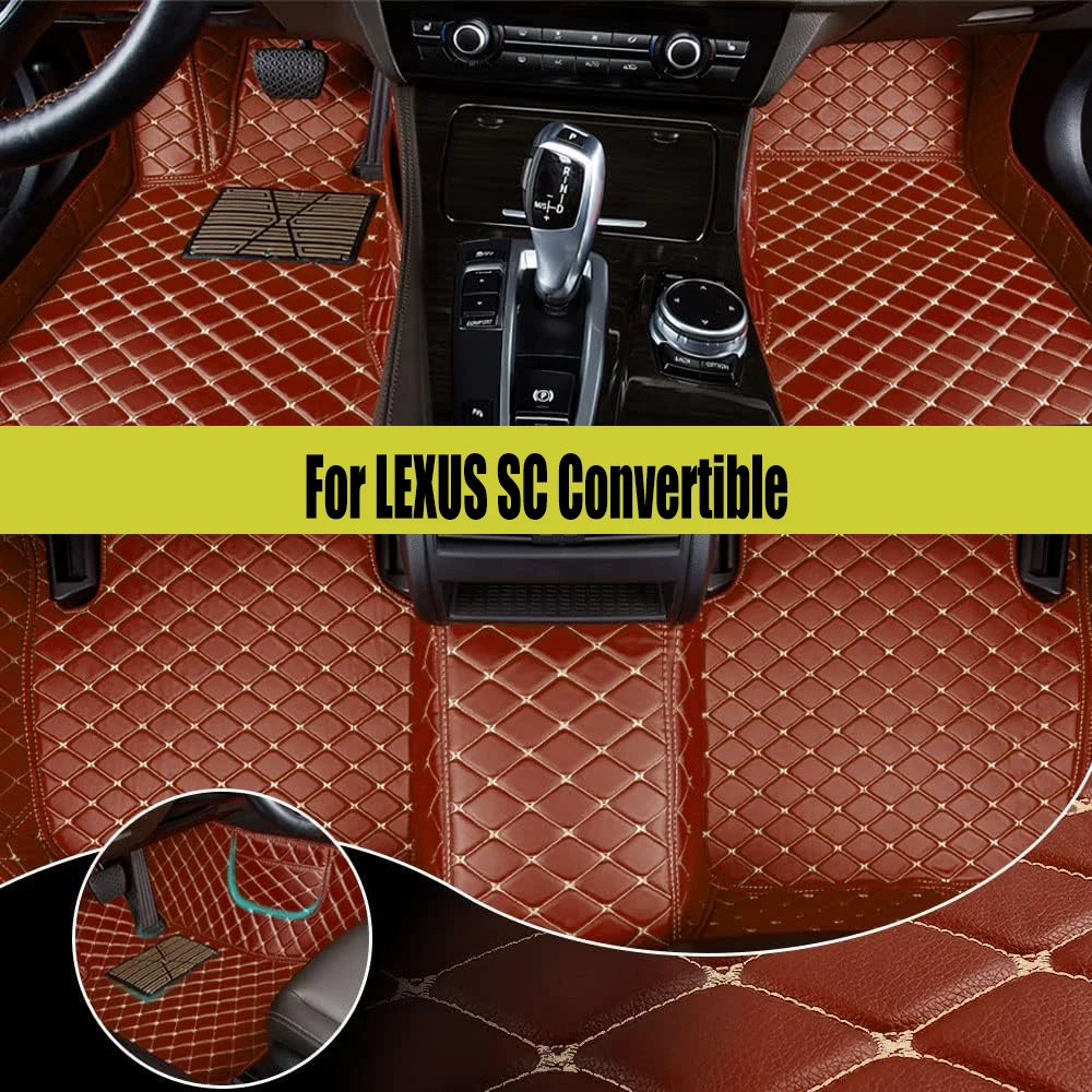 

HUTECRL Car Floor Mat For LEXUS SC Convertible 2000-2010 Year Upgraded Version Foot Coche Accessories Carpets