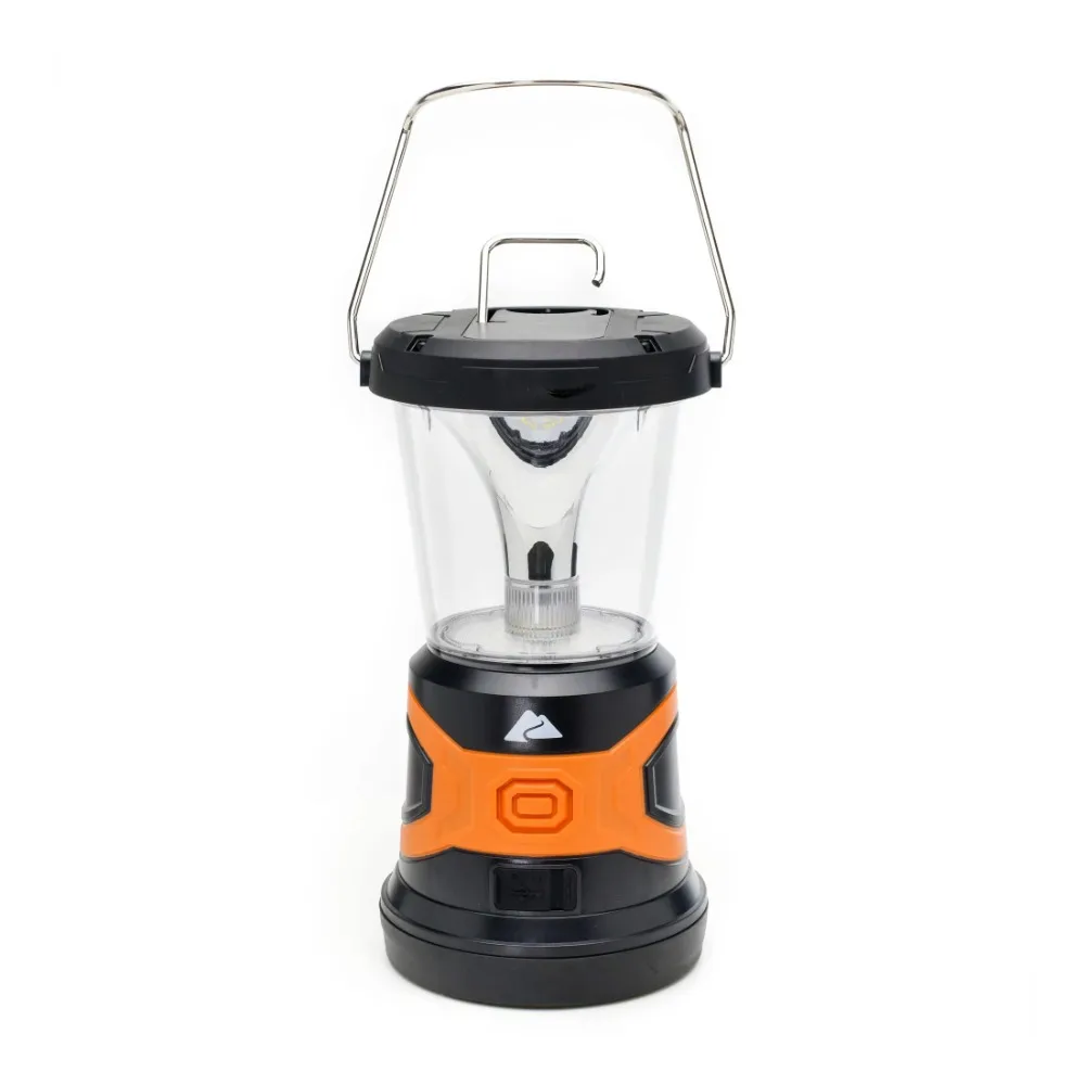 

Ozark Trail 1500 Lumens LED Hybrid Power Lantern with Rechargeable Battery and Power Cord, Black