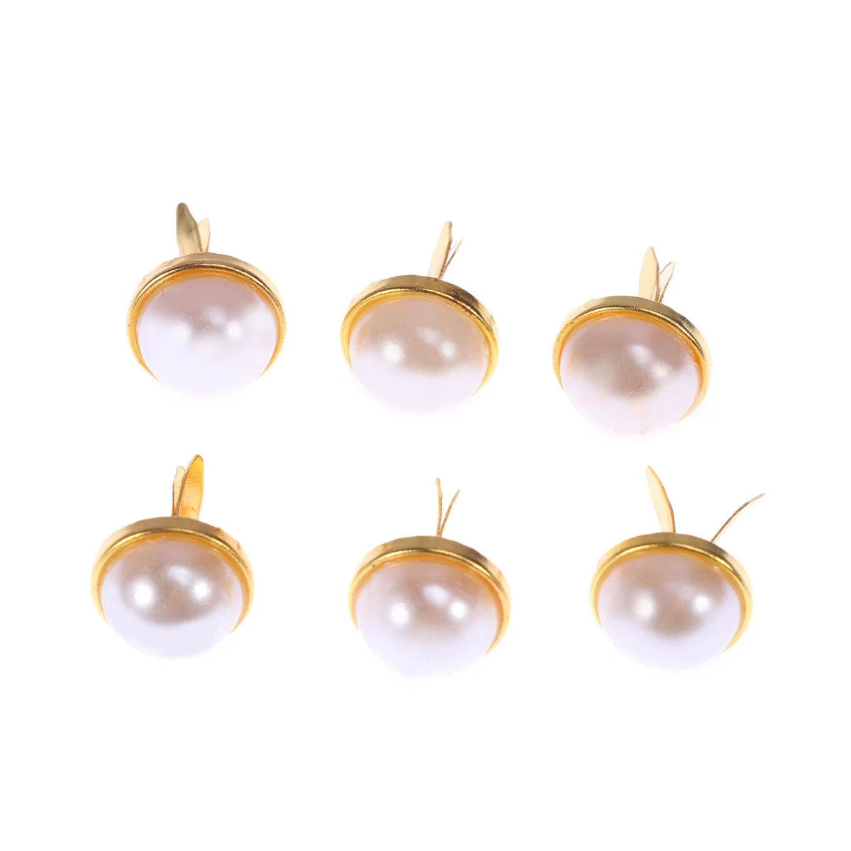 

100 Pcs Stamping Brads Decorative Brads Metal Brads Office Paper Clamps Brad Paper Fastener DIY Brad