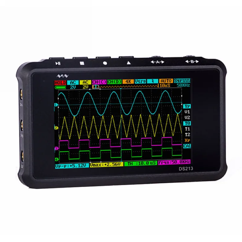 

DS213 Handheld Digital Storage Oscilloscope Handheld Mini Portable Oscilloscope Four Channel Vehicle Maintenance