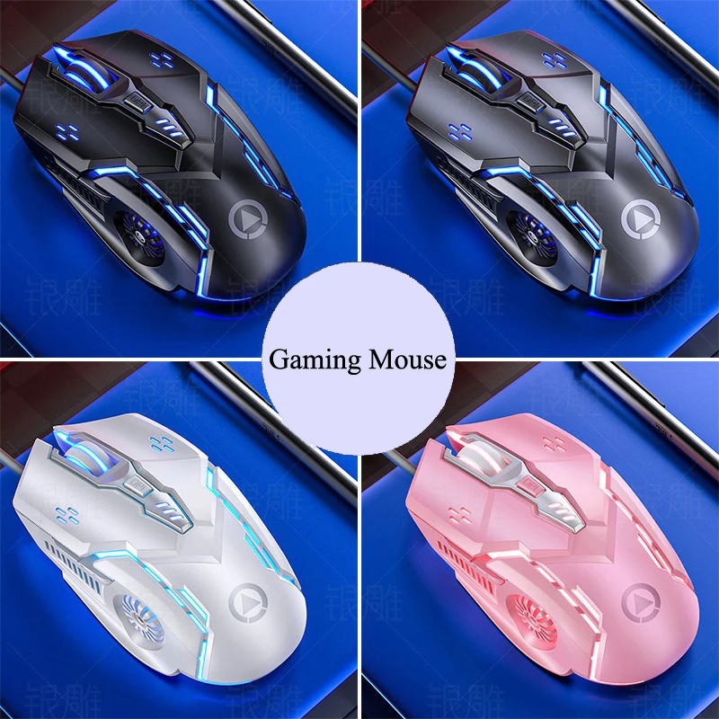 

Проводная игровая USB-мышь с 6 кнопками, 3200DPI