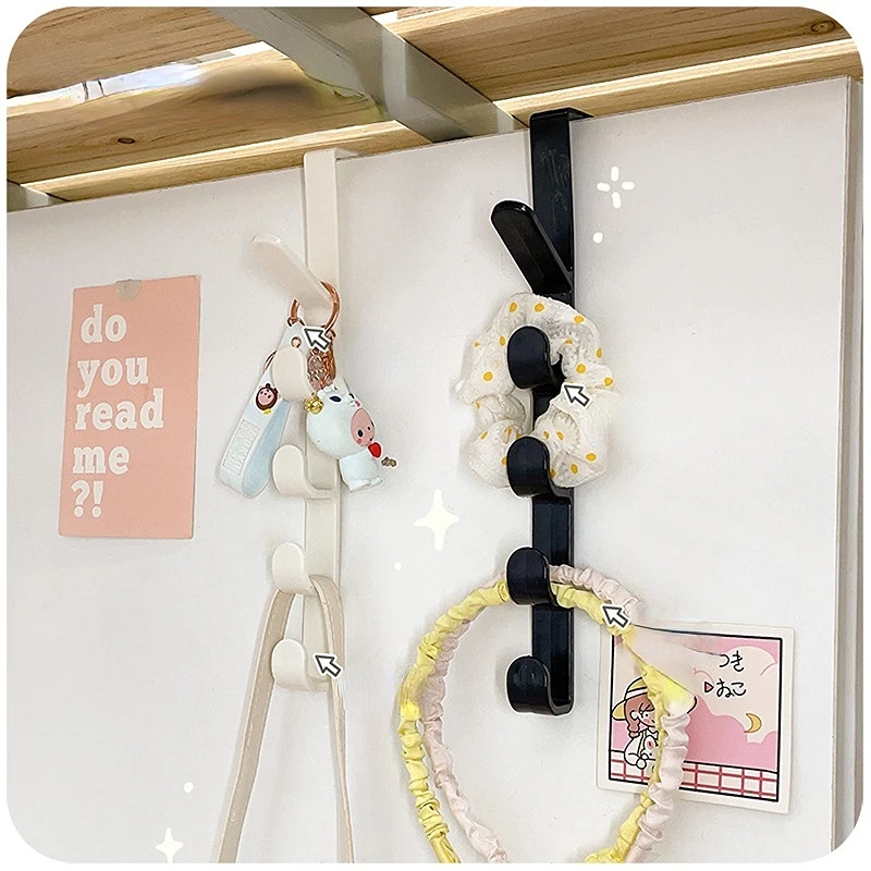 

Подвесная вешалка для одежды в спальню, бытовой Органайзер для одежды, пальто, шляпы, сумок, за дверью, вешалка для полотенец, Крючки-держате...