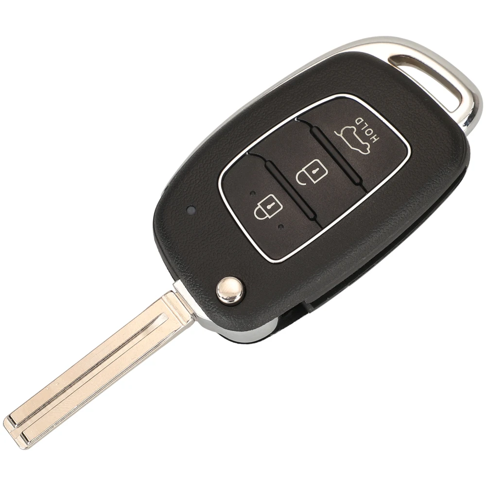 

Jingyuqin флип-чехол для дистанционного ключа автомобиля для Hyundai Santa Fe Creta Elantra Verna Solaris IX25 IX35 IX45 HB20 с горизонтальным лезвием 3BNT