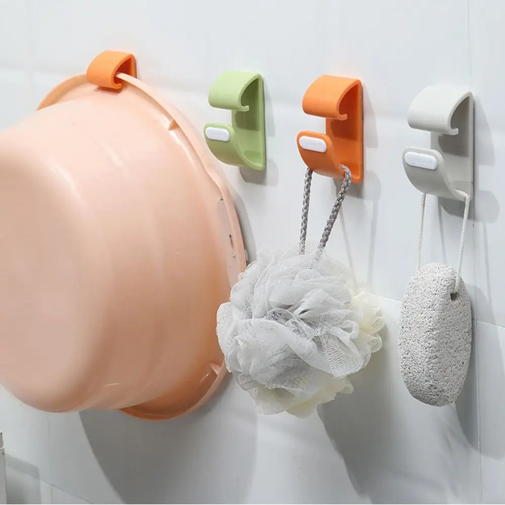 

Крючок для хранения раковины, удобный пластиковый влагостойкий настенный крючок для ванны