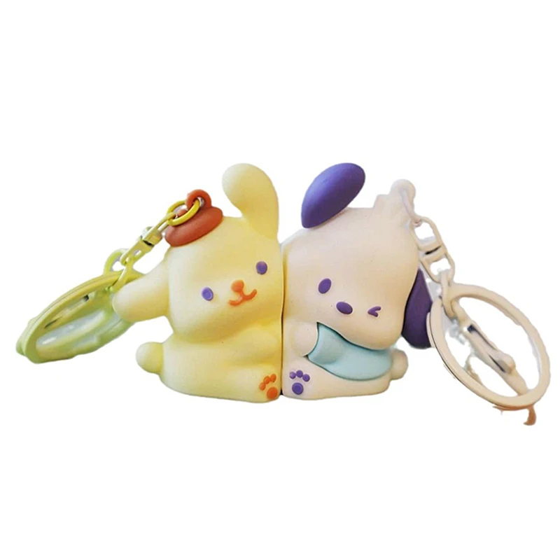 Sanrio пара брелок аниме фигурки Pochacco Purin собака пара брелоки магнитная подвеска дружбы сумка очаровательные аксессуары подарок (art.: 3920d41ee89d0) - 3920d41ee89d0