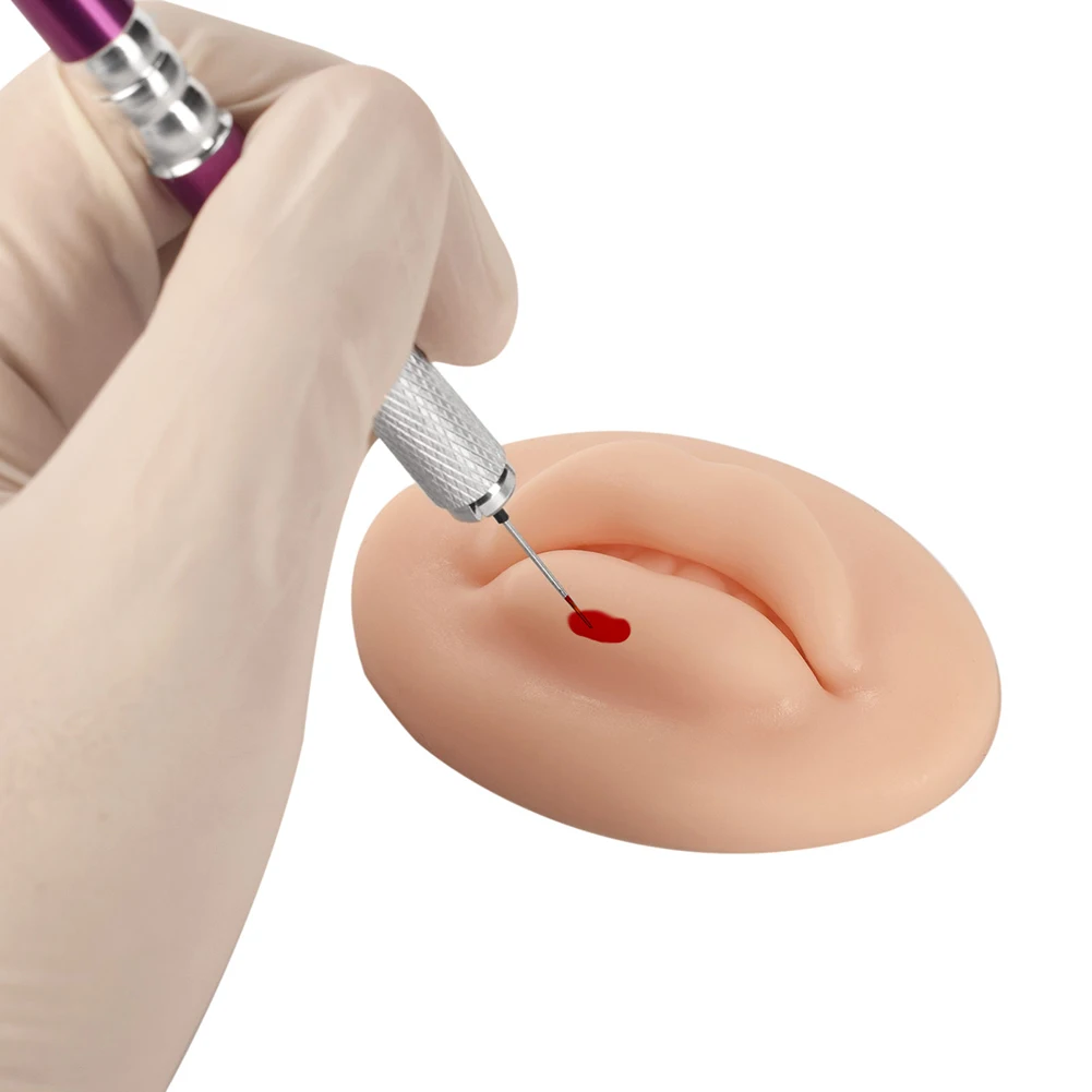 

Premium 3D Lips Eyebrow Tattoo Practice Skin Lips Makeup Training Skin Silicone Practice Pad for Makeup Beauty Academy