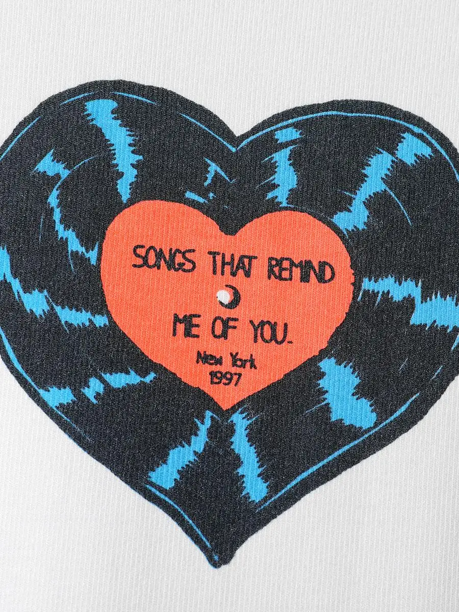 Шикарная женская футболка с рисунком сердца лето 2023 хлопковая мягкая круглым