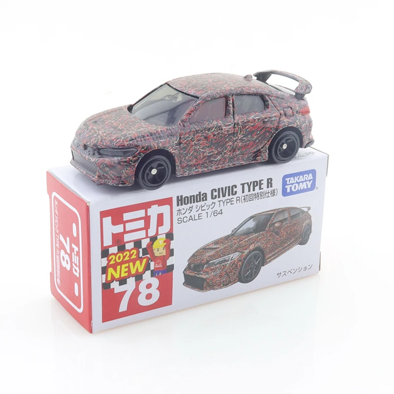 

Takara Tomy Tomica No.78 Honda Civic Type R (First Special Specification) 1:64 Alloy Toys Motor Vehicle Diecast Metal Model