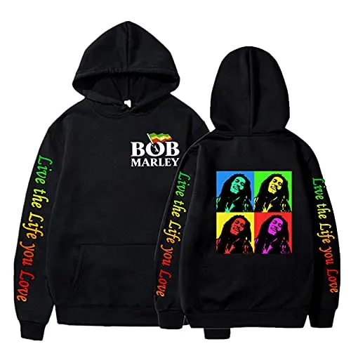 

Bob Marley Hoodie Sweatshirt Men's Fashion Hoodie Casual Hooded Sweatshirt Women Sweats Long Sleeve Pullovers Clothes Boy Coats