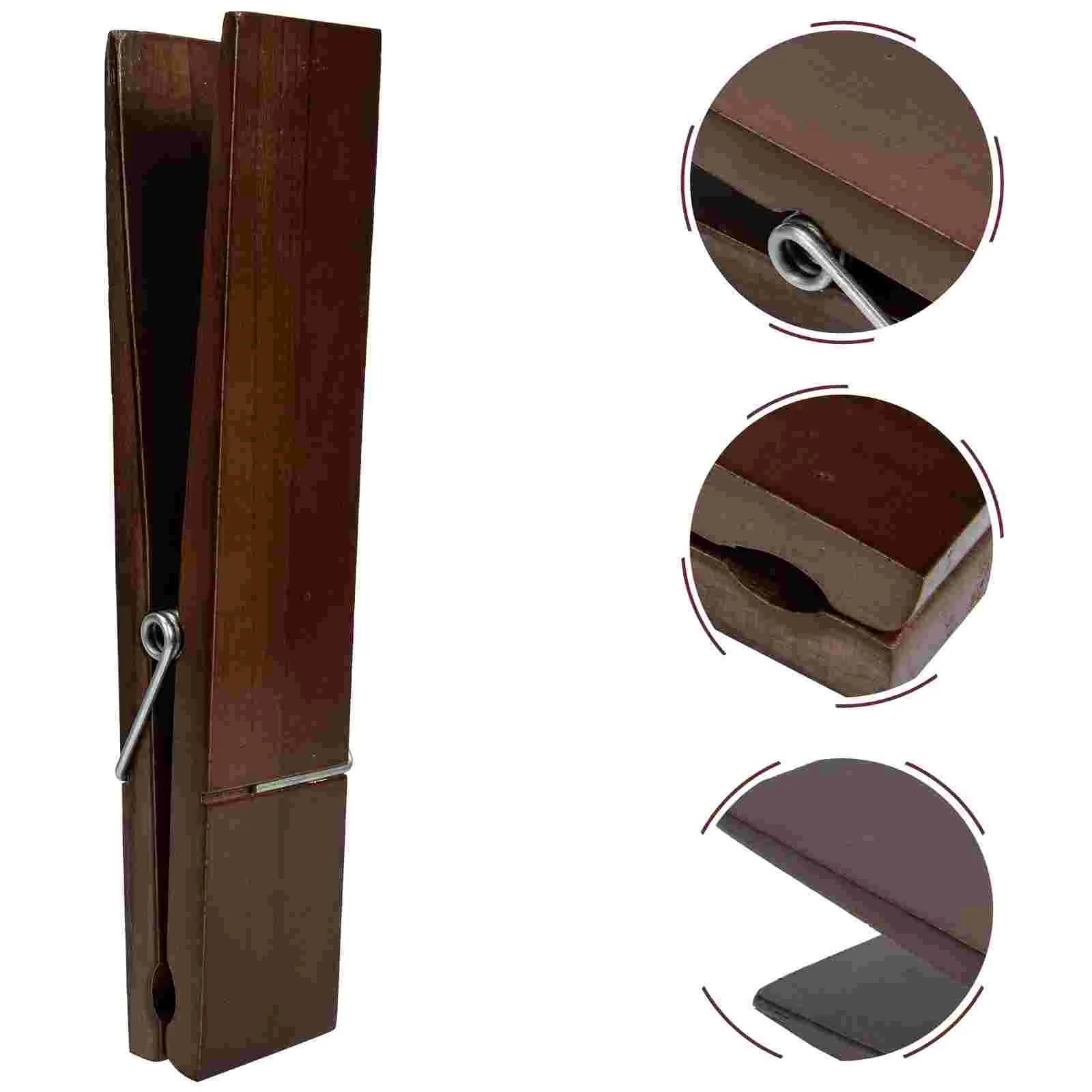 

Towel Clothespin Holder Wooden Clothesrack Giant Black Matte Bar Large Bathroom Racks Clothespins Farmhouse Rustic Adhesive Wall