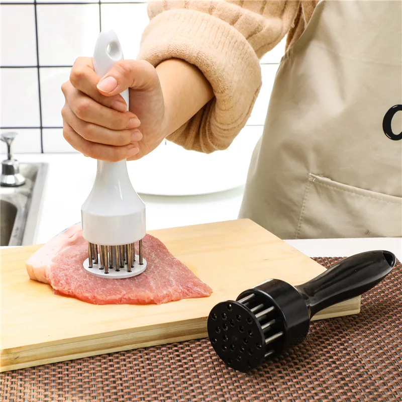 

1pc Manual Meat Grinder Tender Meat Needle Profession Meat Meat Tenderizer Needle with Stainless Steel Kitchen Tools