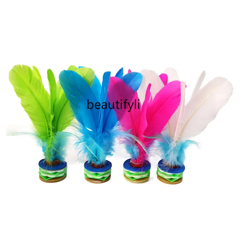 

Профессиональный волан для соревнований с перьями, ударопрочный волан для волос, для взрослых, спорта, специальный сухожий, куриное перо, встроенный ключ