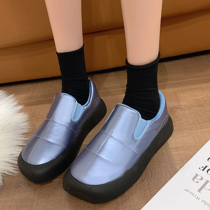 

Зимние женские теплые зимние ботинки челси, кроссовки, спортивная нескользящая обувь на плоской подошве, новинка 2022, ботильоны, повседневны...