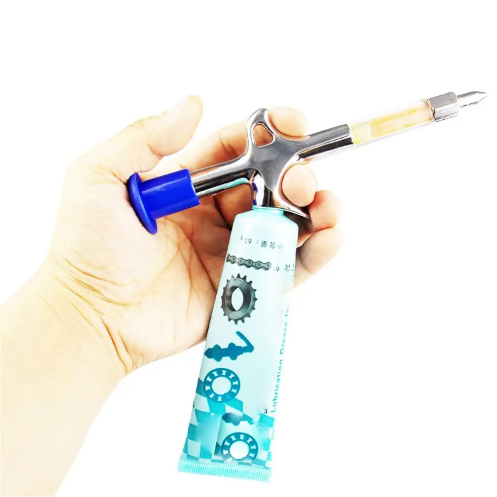

Портативный мини-смазочный масляный пистолет, шприц для смазки дорожного велосипеда, для обслуживания велосипедов