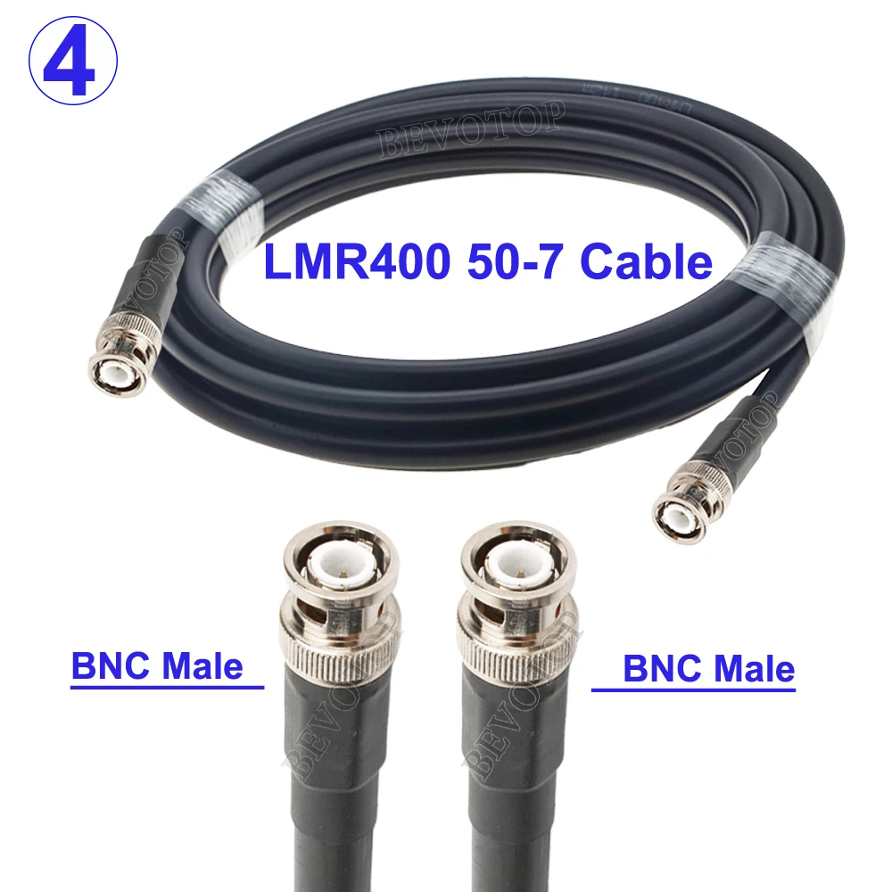 

BEVOTOP Коаксиальный кабель LMR400 N/UHF/TNC/BNC/SMA 50 Ом 0.3-30 м