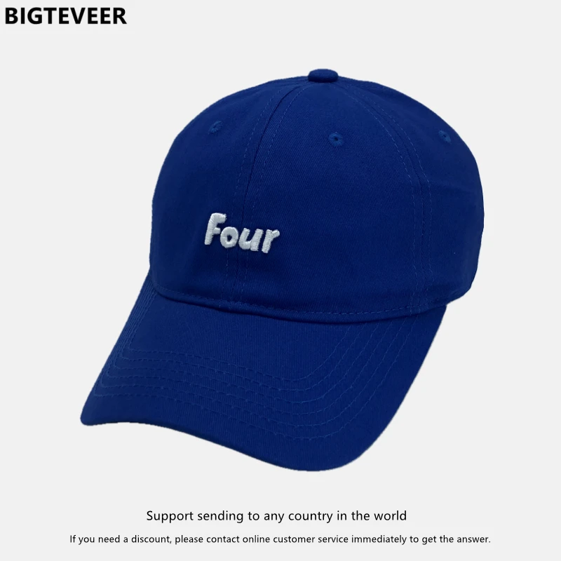 

2022 Small Korean Version of Embroidered Women Baseball Cap Simple Letters Fashion Shopping Couple Hat Spring Shade Unisex Hat