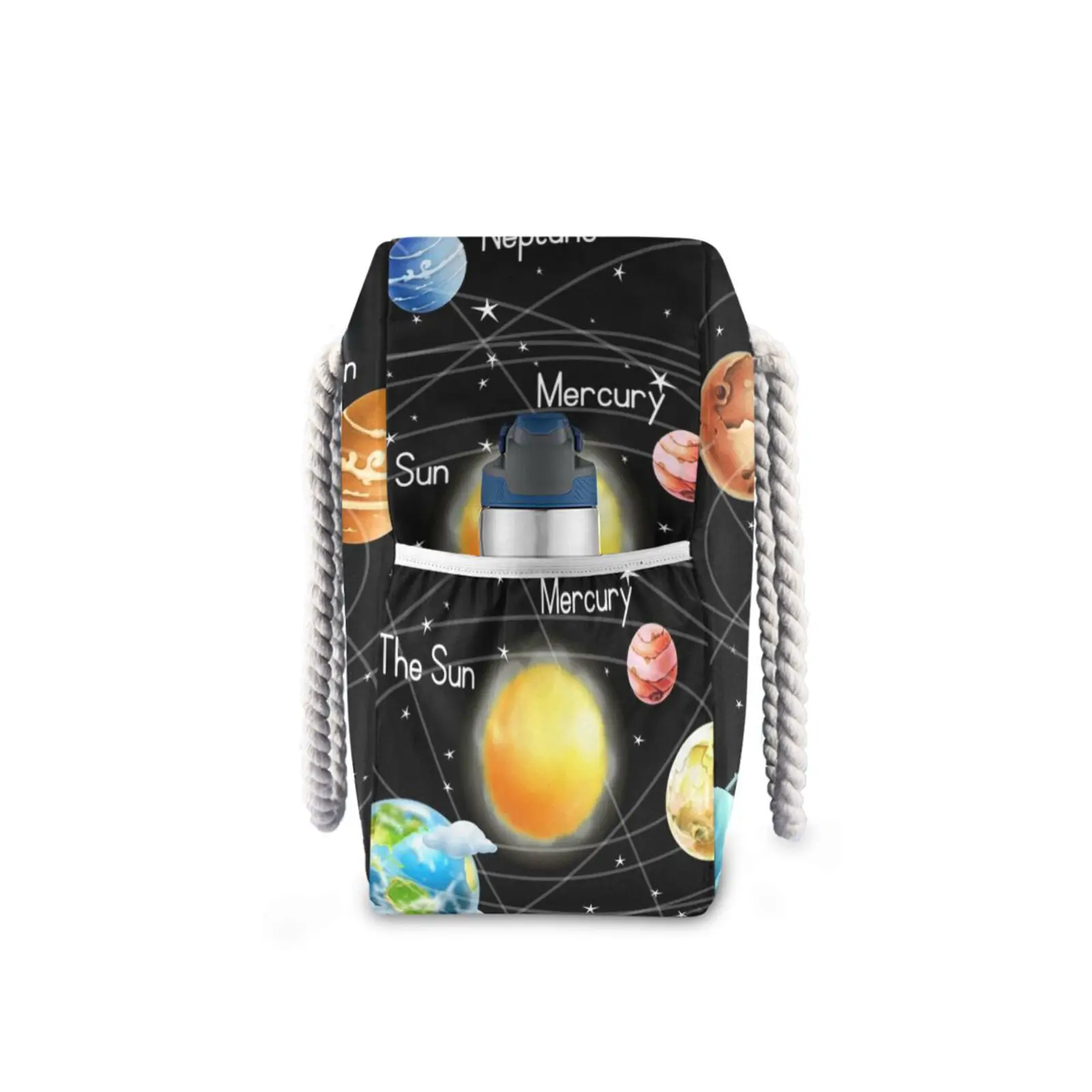 Luxury Designe Handbags Tote Beach Bag Shopper Shoulder Bag Large Capacity Solar System Travel Women's Bag Black 2023 Tend